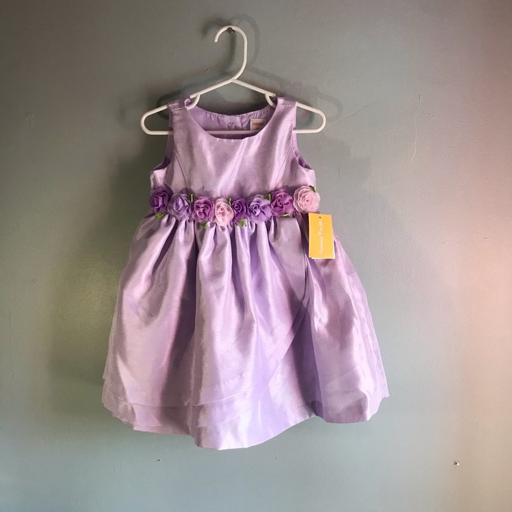 New Gymboree little girls fancy dress 2t lavender pastel MWT